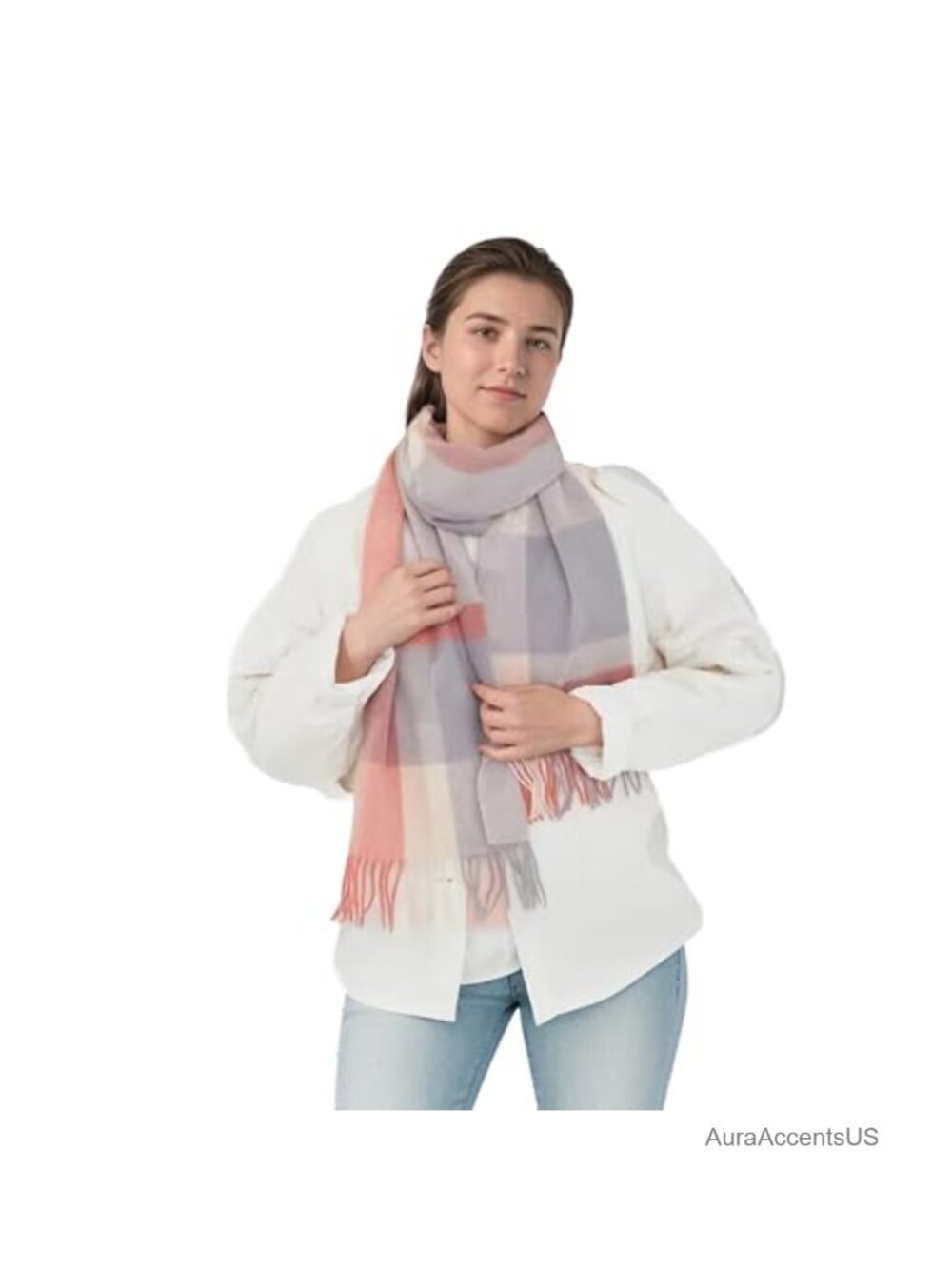 100% Merino Wool Scarf Cashmere Feel Unisex Shawl Wrap